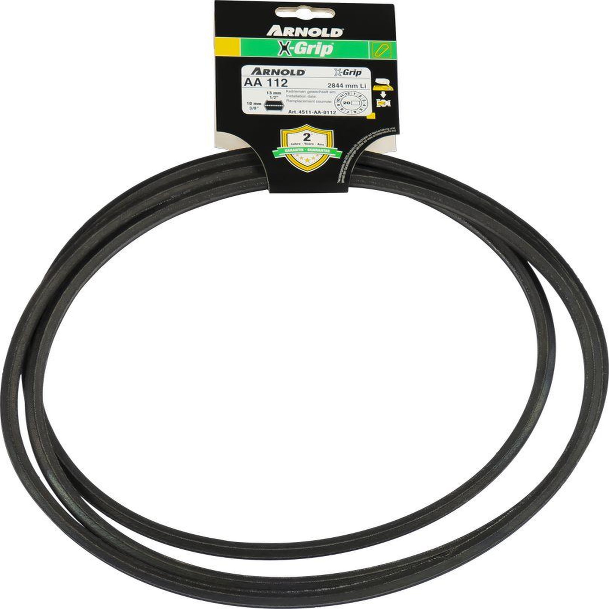 ARNOLD Courroie hexagonale x-grip de type aa 112