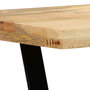 Voir la diapositive 5 : VIDAXL Table a manger 120x60x76 cm Bois de manguier massif