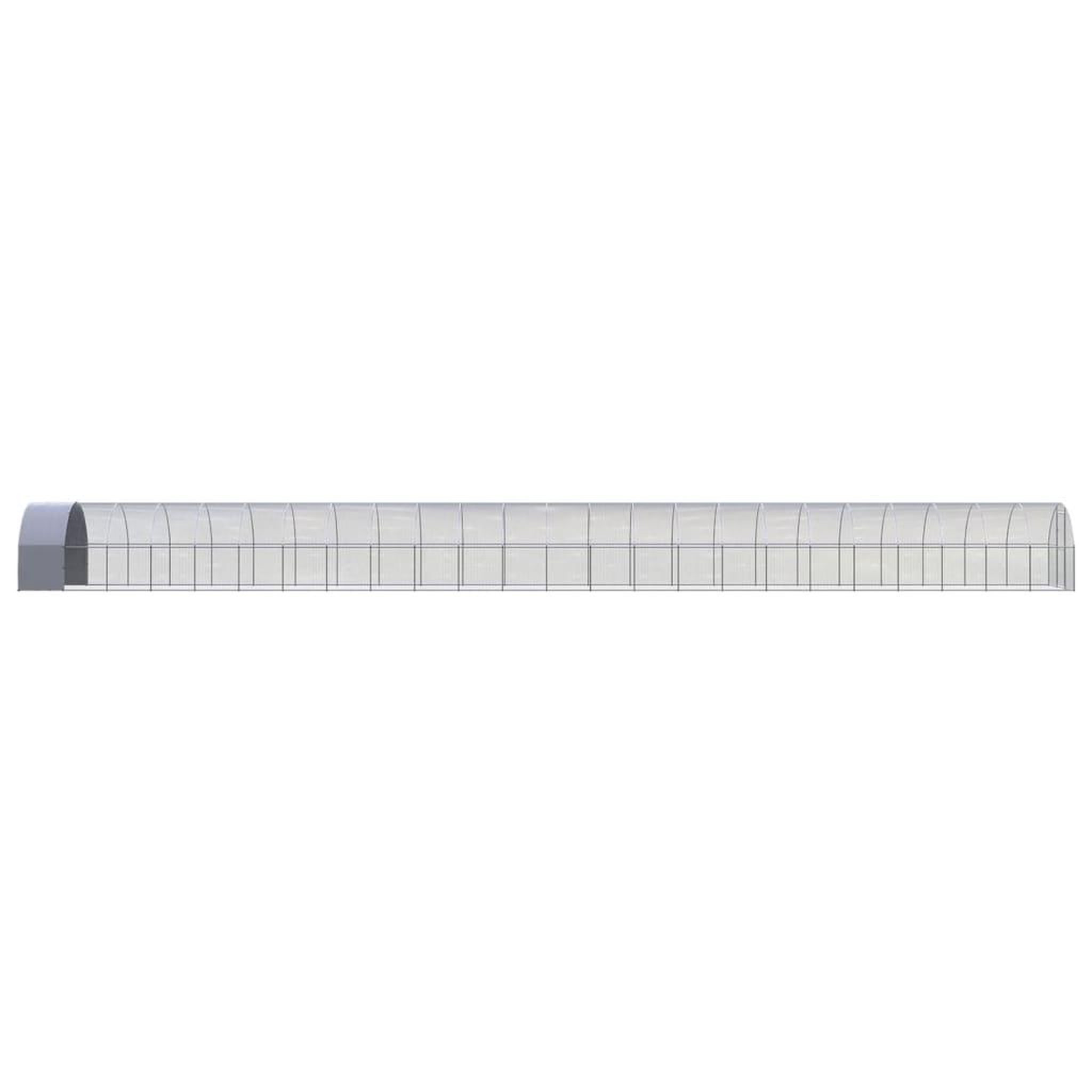 Voir la diapositive 3 : VIDAXL Poulailler d'exterieur 3x24x2 m Acier galvanise