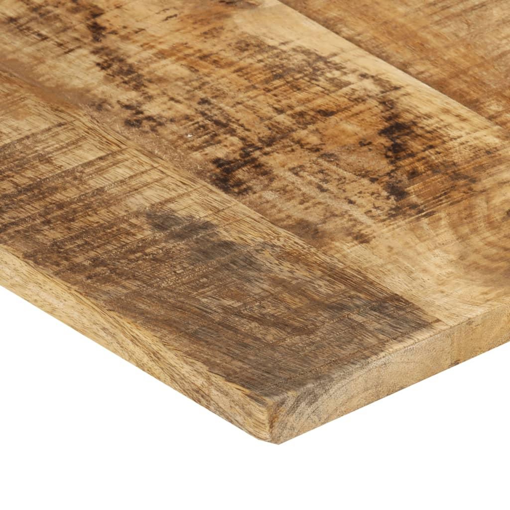 Voir la diapositive 4 : VIDAXL Dessus de table bois de manguier solide 15-16 mm 140x60 cm