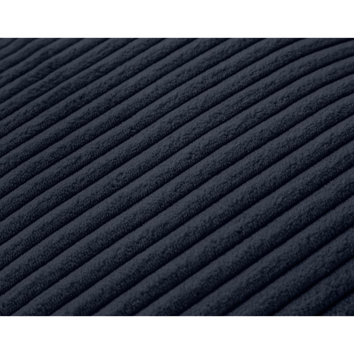 LISA DESIGN Garance - module d'assise 2 places avec accoudoir droit - en velours côtelé