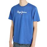 Pepe Jeans T shirt  Homme Pepe jeans Eggo 56S. Coloris disponibles : Bleu