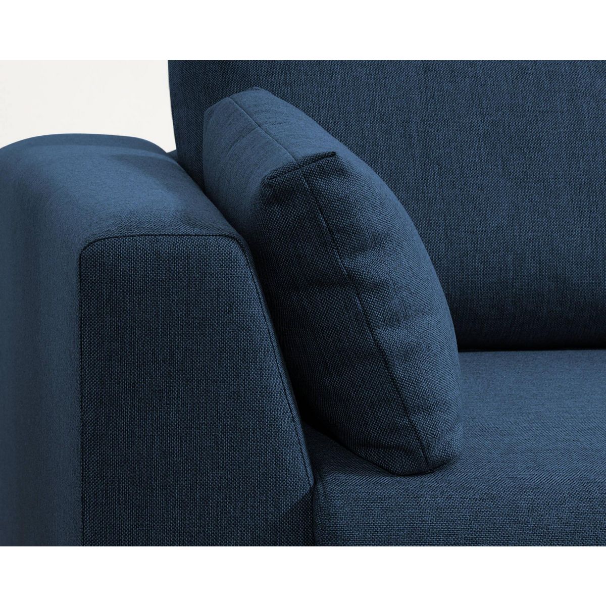 LISA DESIGN Tala - canapé d'angle droit - convertible avec coffre - 4 places - en tissu