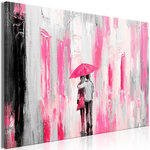 Paris Prix Tableau Imprimé  Umbrella in Love Wide Pink. Coloris disponibles : Multicolore