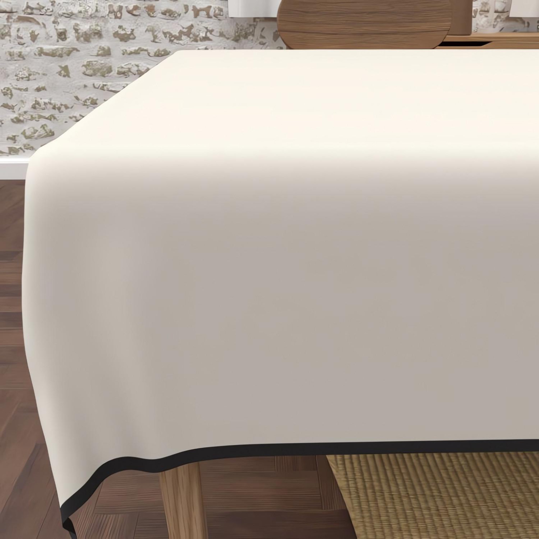 Voir la diapositive 1 : SOLEIL D'OCRE Nappe anti-tâches en microfibre lavée BOHEME, par Soleil d'Ocre