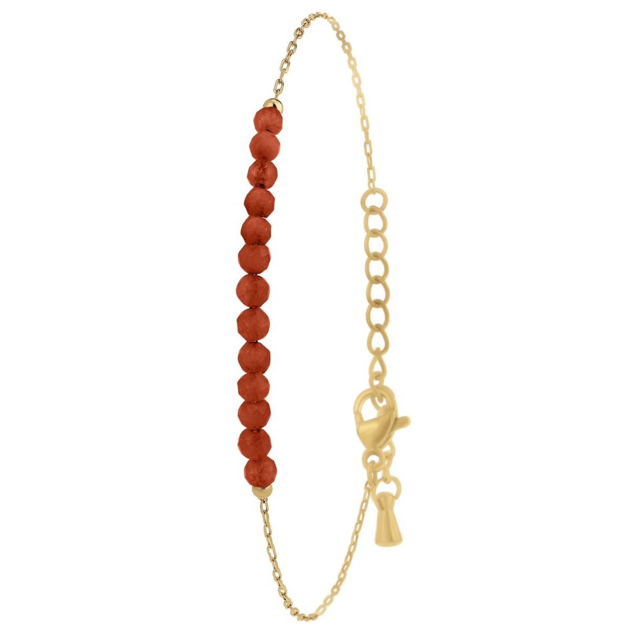 SC BOHEME Bracelet SC Bohème orné d'aventurines rouges