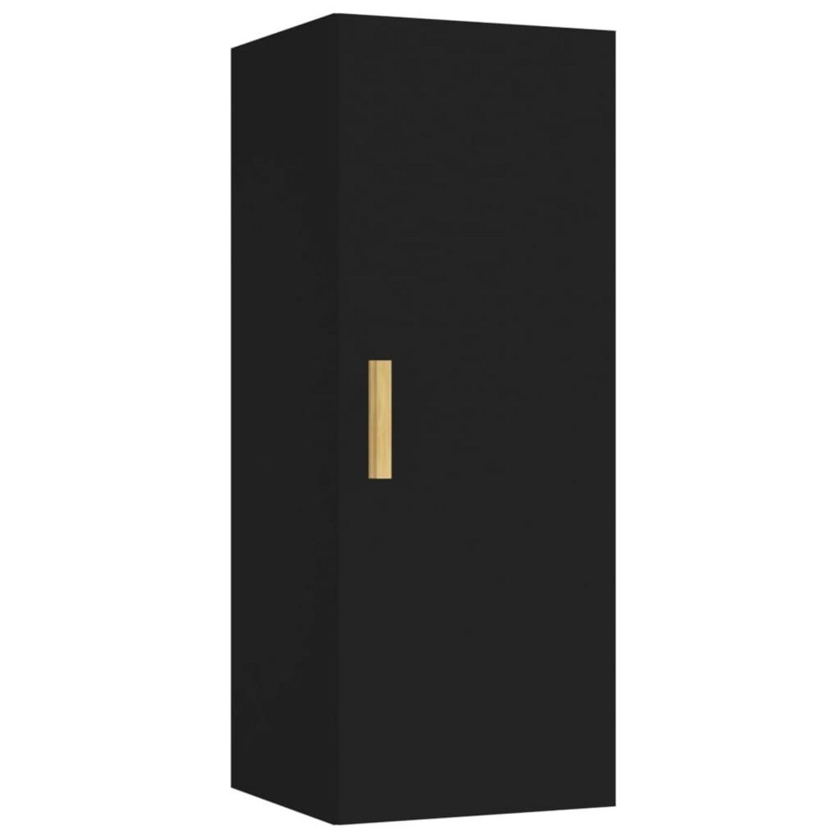 VIDAXL Armoire murale Noir 34,5x34x90 cm Bois d'ingenierie