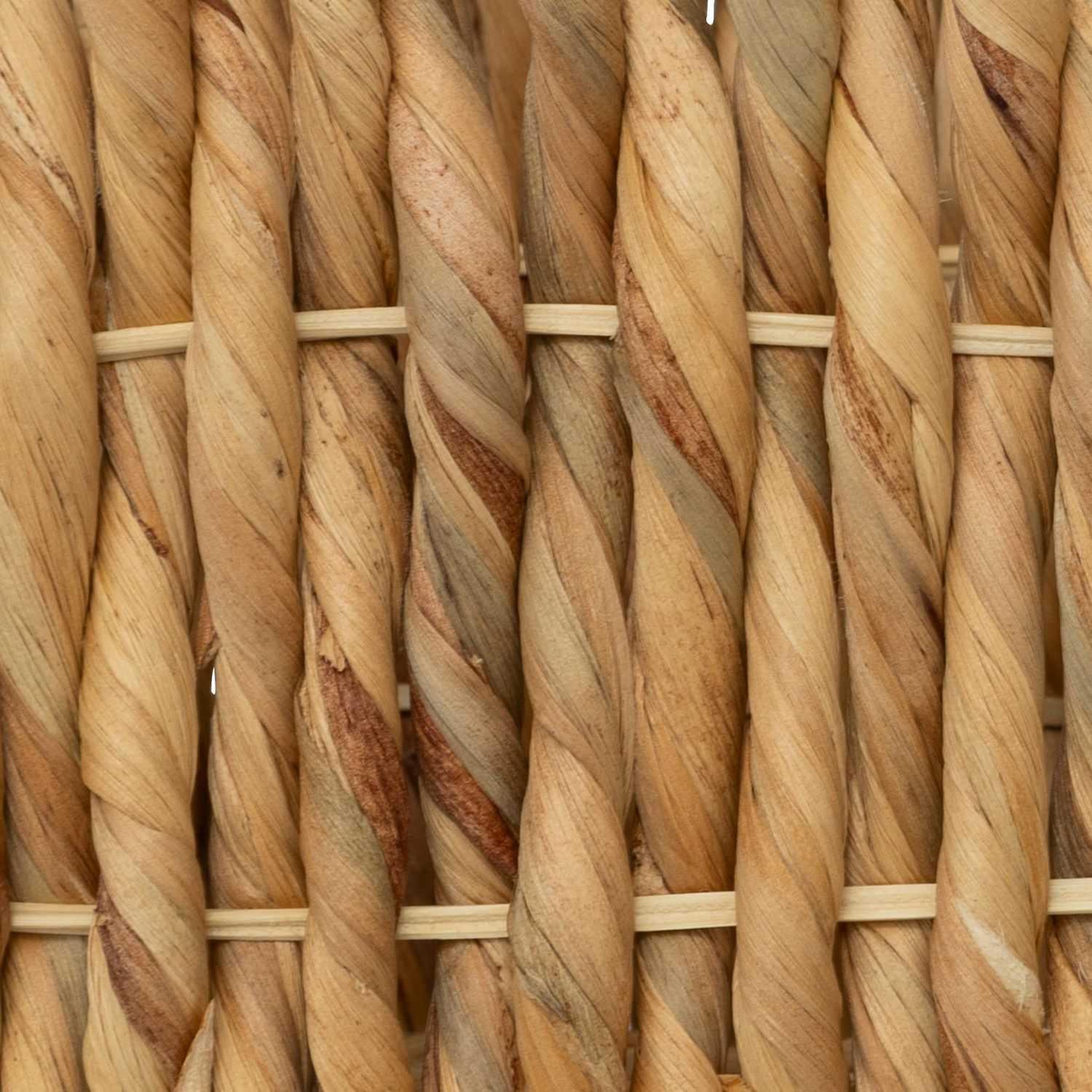 Voir la diapositive 2 : ATMOSPHERA Panier de rangement en jacinthe - 29x20x16 - Marron