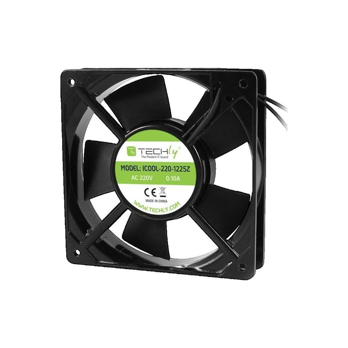 AMtech Ventilateur universel Techly 120 x 120 x 25 mm