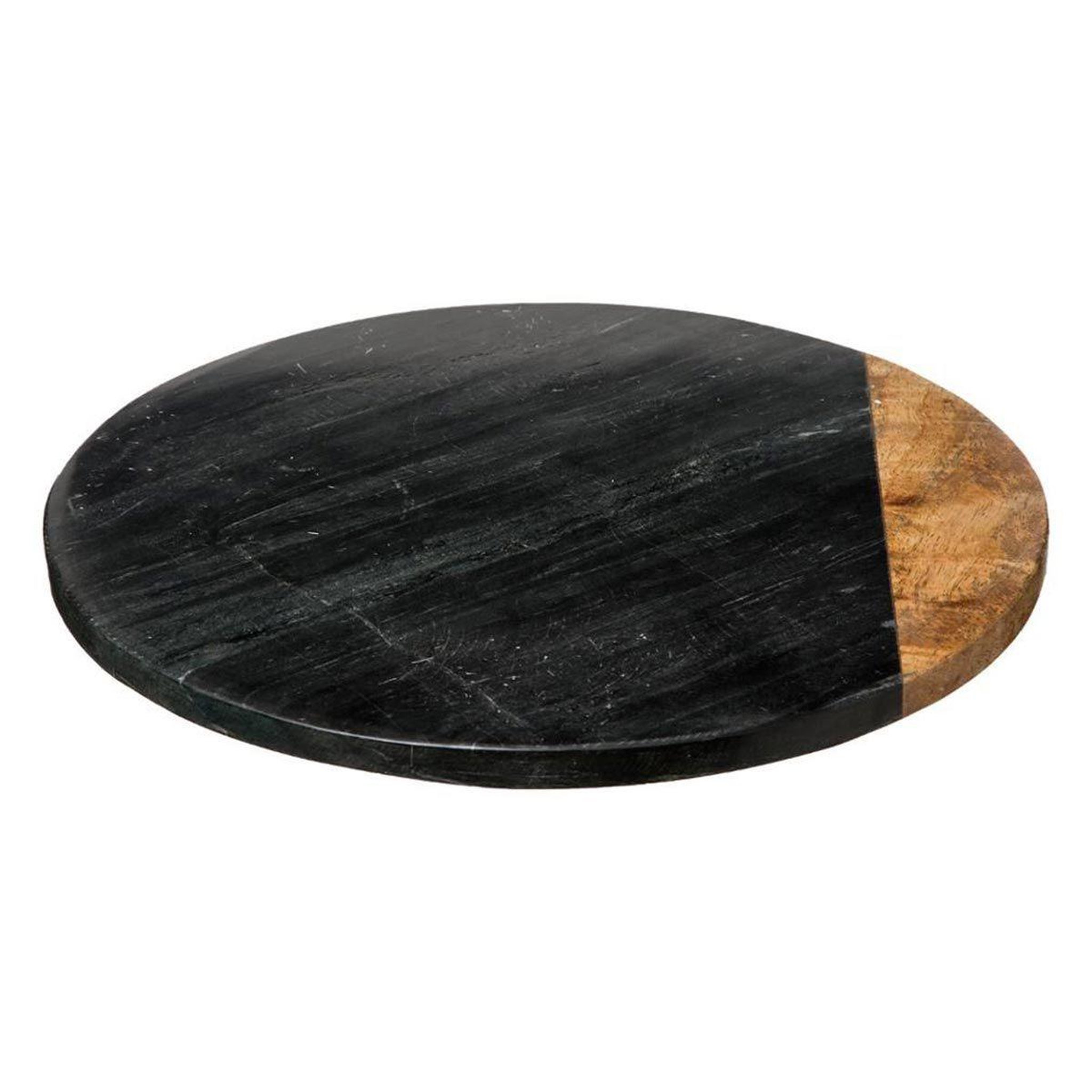 SECRET DE GOURMET Plateau tournant design  geom  30cm noir
