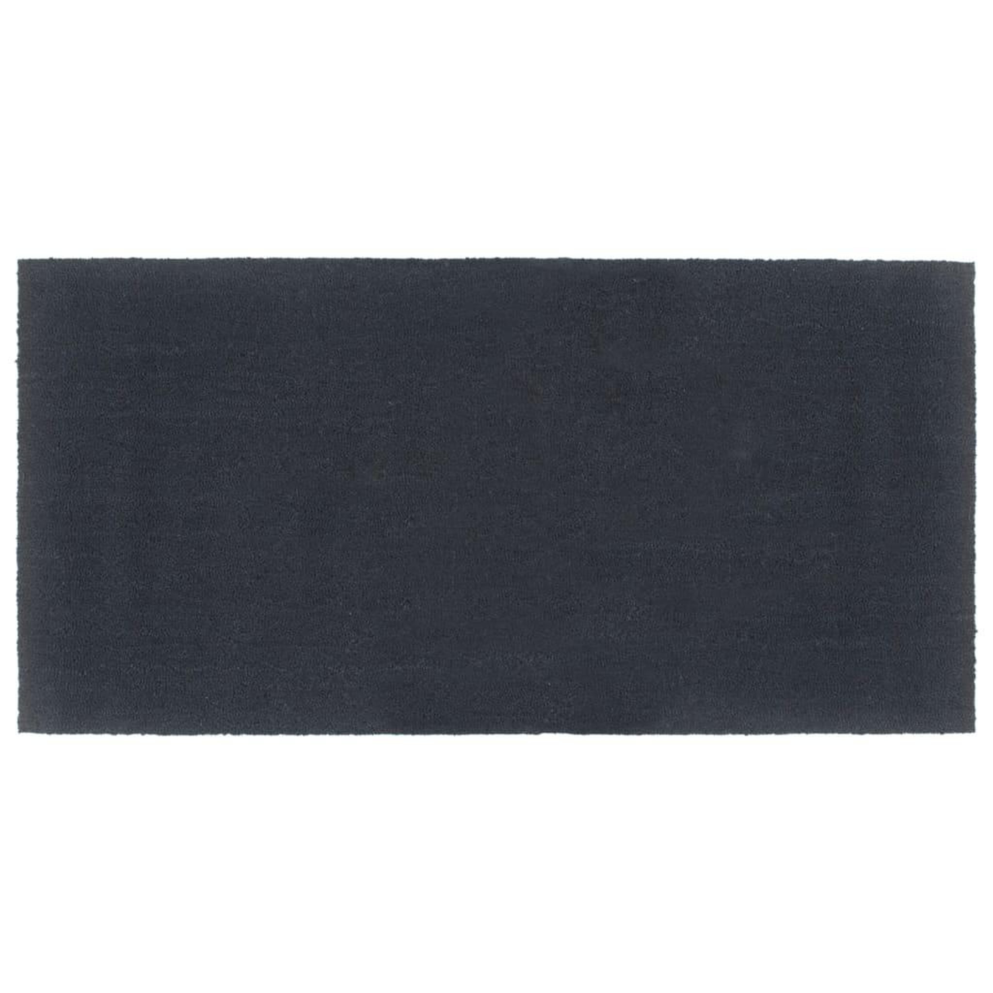 VIDAXL Tapis de porte gris fonce 100x200 cm fibre de coco touffete
