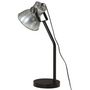 Voir la diapositive 5 : VIDAXL Lampe de bureau 25 W argent vintage 17x17x60 cm E27