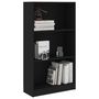 Voir la diapositive 3 : VIDAXL Bibliotheque 3 niveaux Noir 60x24x109 cm Bois d'ingenierie