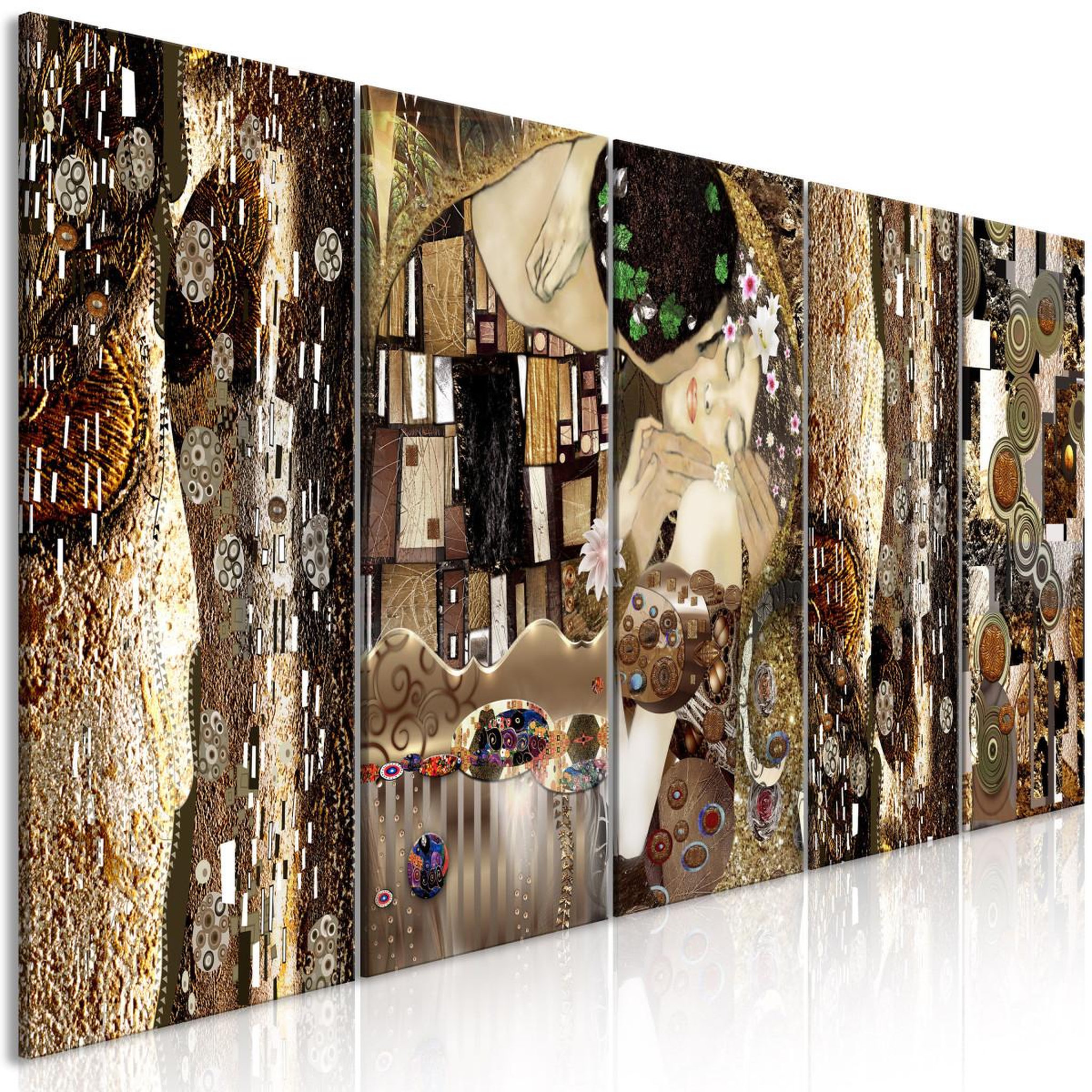 Voir la diapositive 1 : Paris Prix Tableau Imprimé 5 Panneaux  Together Forever Narrow