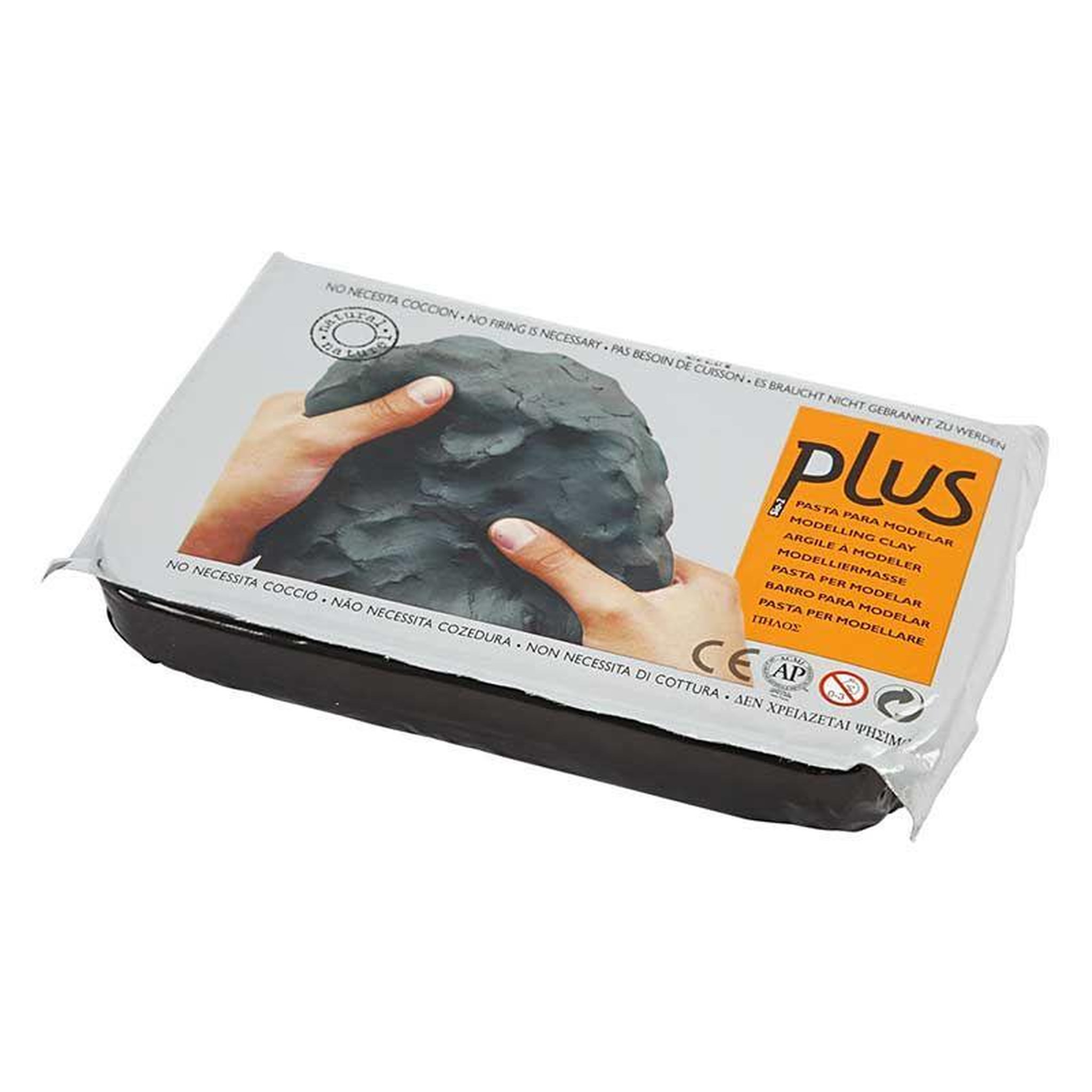 CREATIV COMPANY Argile à modeler 1 kg - noir
