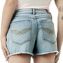 Voir la diapositive 2 : VON DUTCH Short Bleu Femme Von Dutch Brut