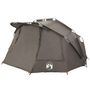 Voir la diapositive 5 : VIDAXL Tente de peche 5 personnes gris impermeable