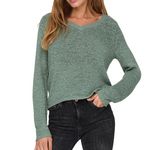 Only Pull  Clair Femme Only Geena. Coloris disponibles : Vert
