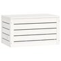 Voir la diapositive 5 : VIDAXL Boîte de rangement Blanc 59,5x36,5x33 cm Bois massif de pin