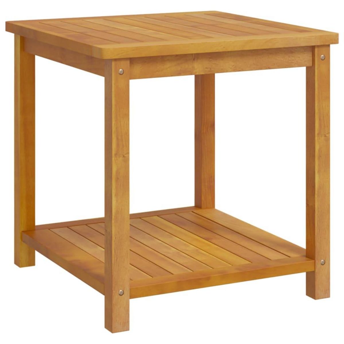 VIDAXL Table d'appoint Bois d'acacia massif 45x45x45 cm