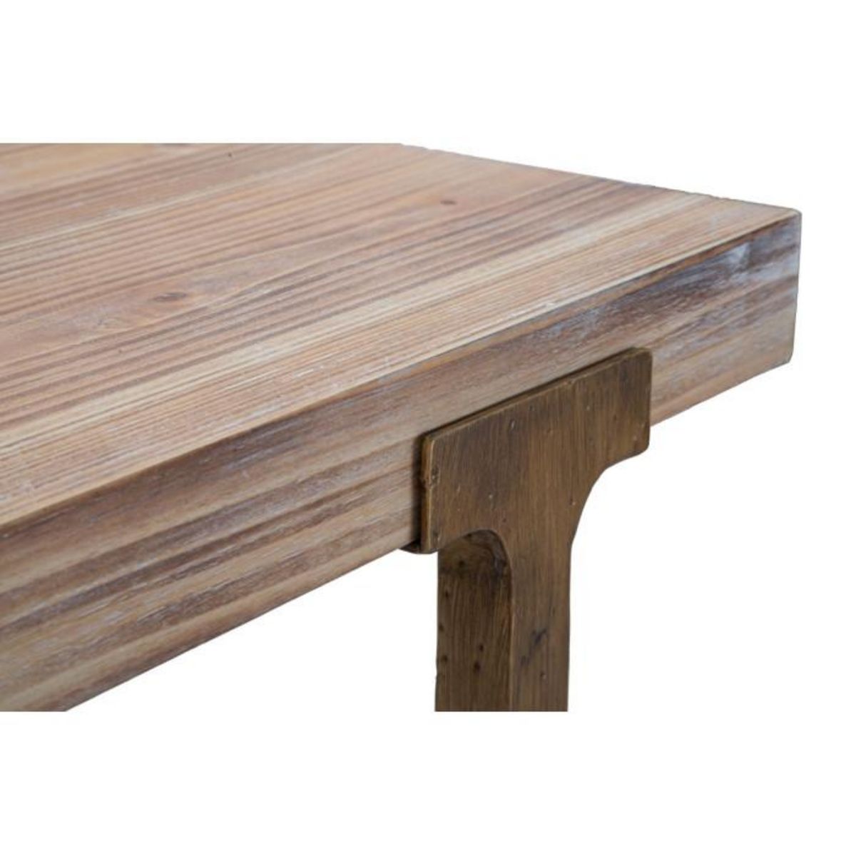 Paris Prix Table à Manger Carrée Effet Bois  Ankara  80cm Naturel