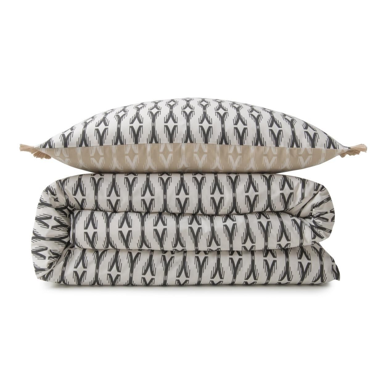 FUTURE HOME Parure de lit 2 personnes ethnique réversible