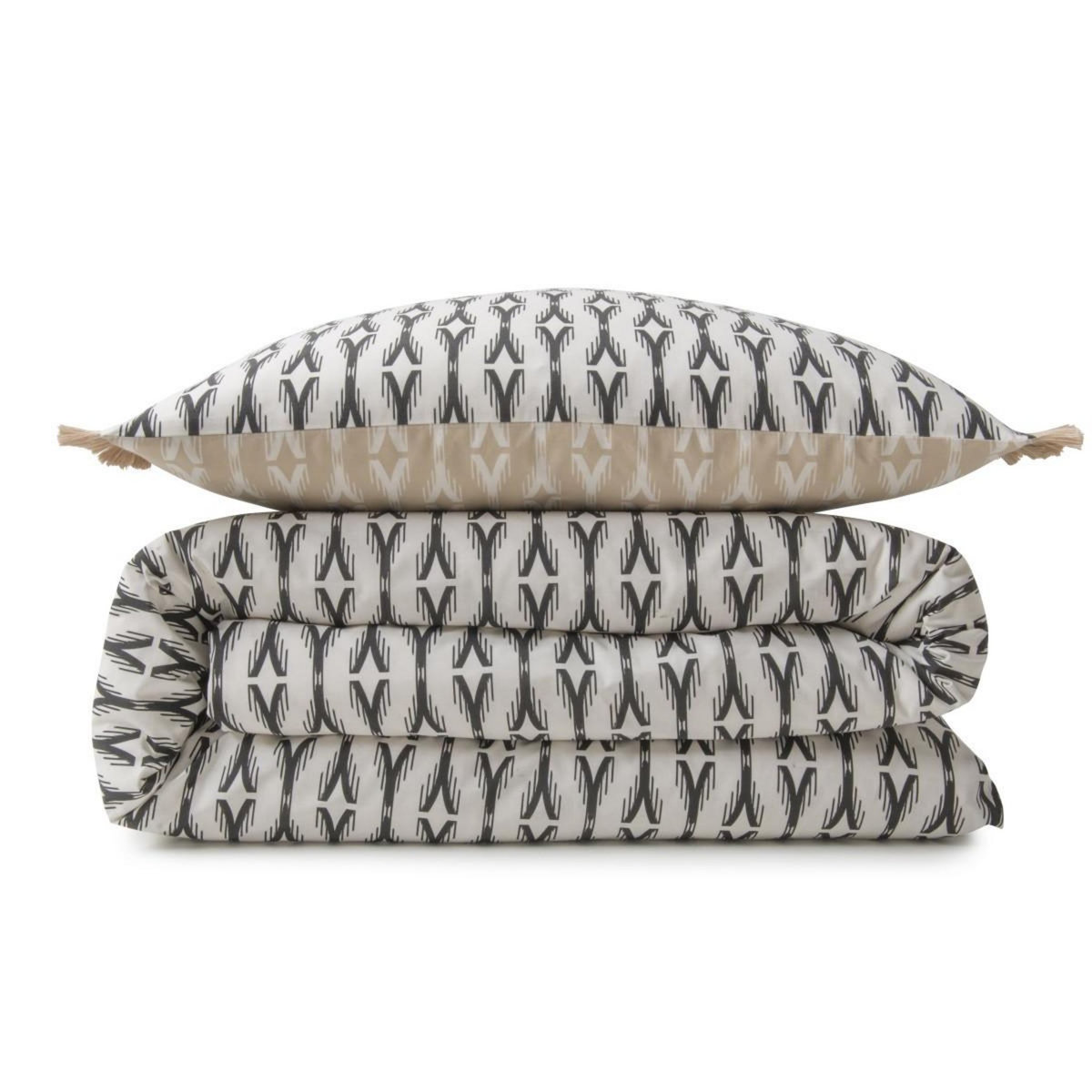 FUTURE HOME Parure de lit 2 personnes ethnique réversible