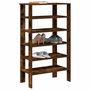 Voir la diapositive 1 : VIDAXL Etagere a chaussures chene fume 61x32x105 cm bois d'ingenierie