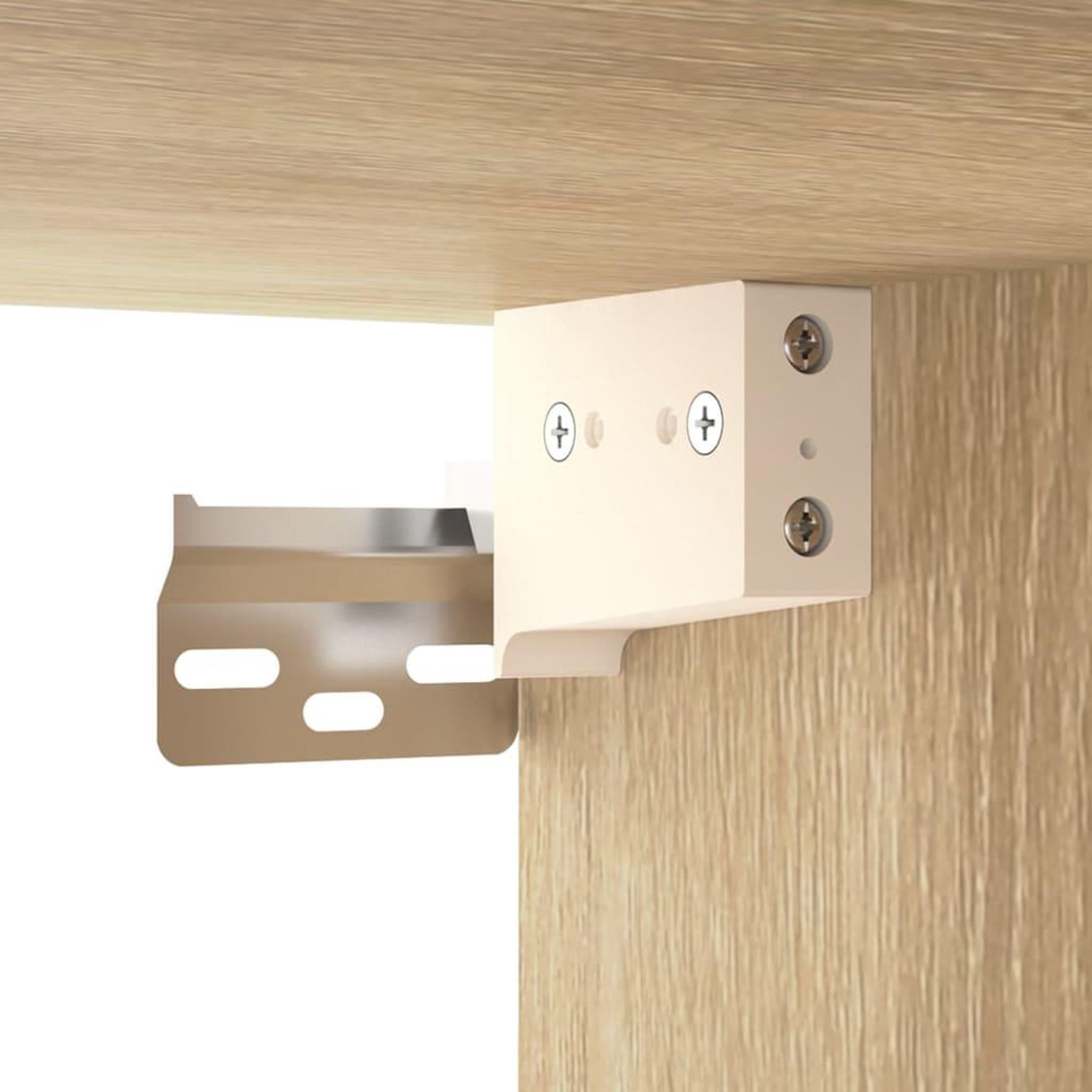 Voir la diapositive 5 : VIDAXL Armoires murales 2 pcs Chene sonoma 102x30x20 cm