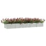 Voir la diapositive 3 : VIDAXL Lit sureleve de jardin 400x80x45 cm Acier galvanise Argente