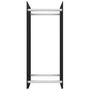 Voir la diapositive 3 : VIDAXL Portant de bois de chauffage Noir 40x35x100 cm Verre trempe
