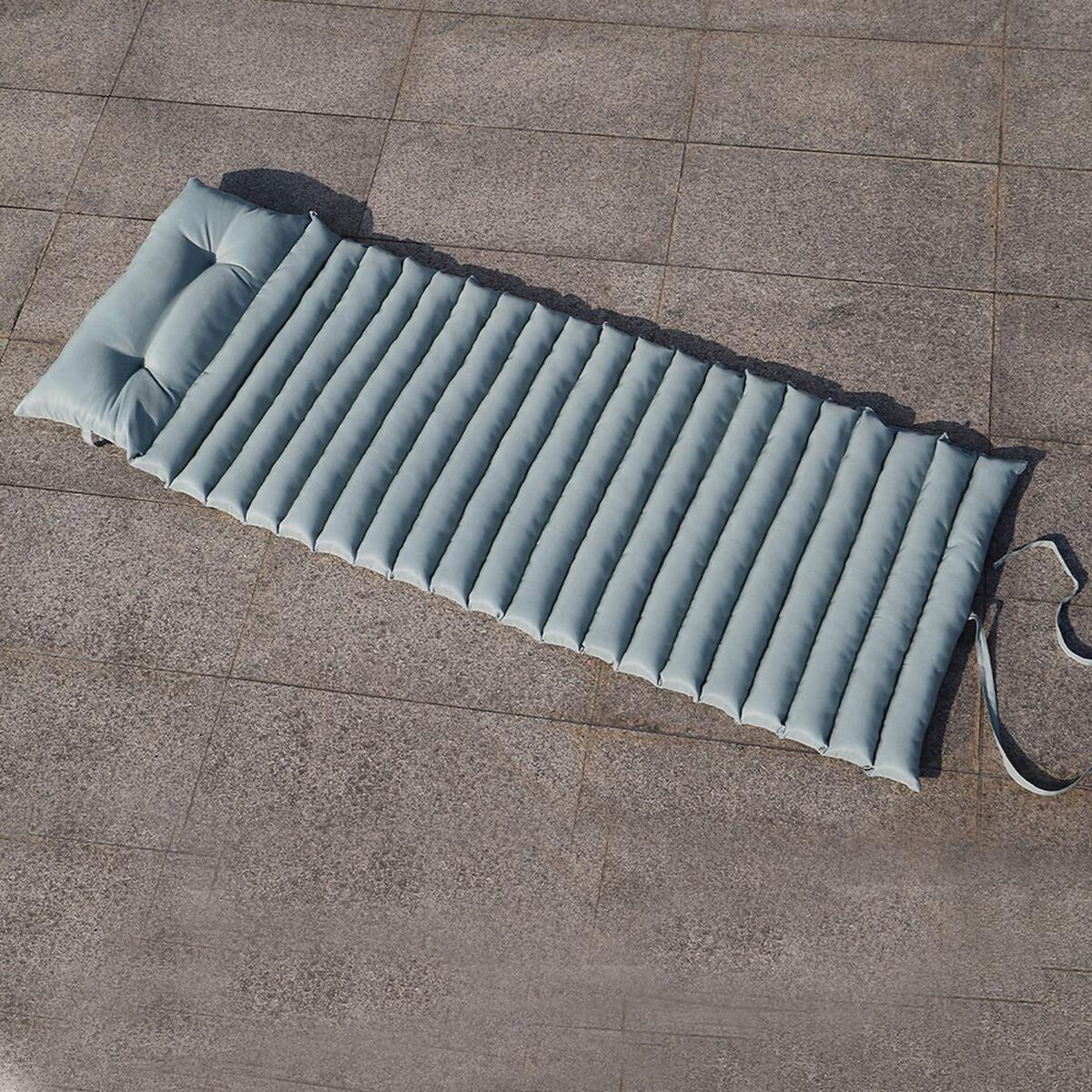 RED DECO Lot de 2 matelas bain de soleil 180cm olive - 2x sormiou olive