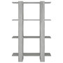 Voir la diapositive 5 : VIDAXL Bibliotheque/Separateur de piece Sonoma gris 80x30x123,5 cm