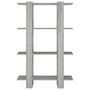 Voir la diapositive 5 : VIDAXL Bibliotheque/Separateur de piece Sonoma gris 80x30x123,5 cm