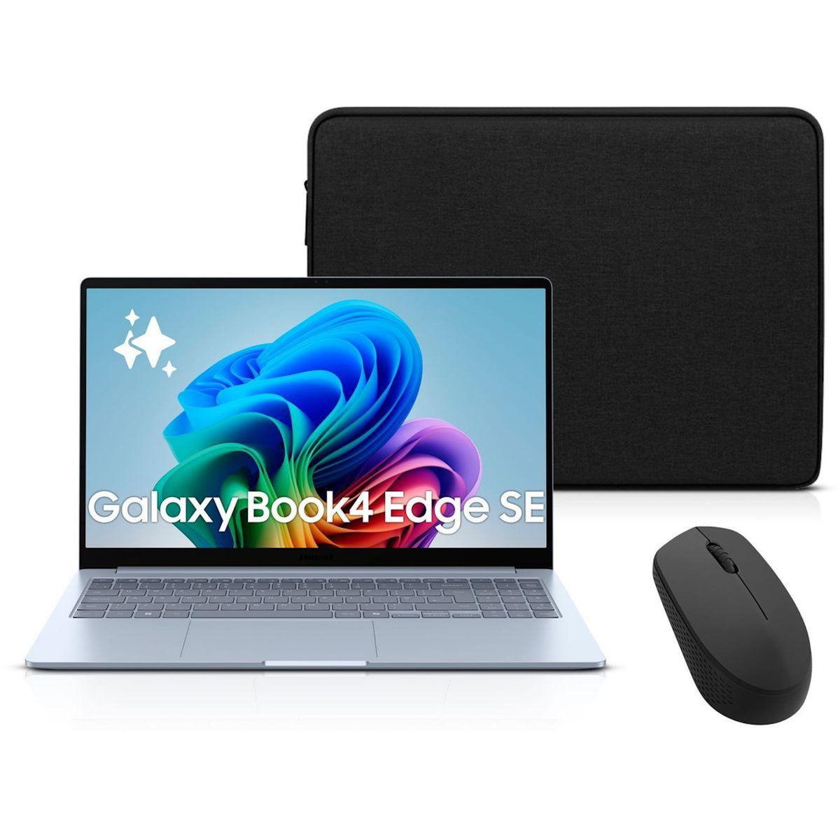 Samsung Ordinateur portable Pack Galaxy Book4 Edge SE 15.6' QC X1 16Go 256Go