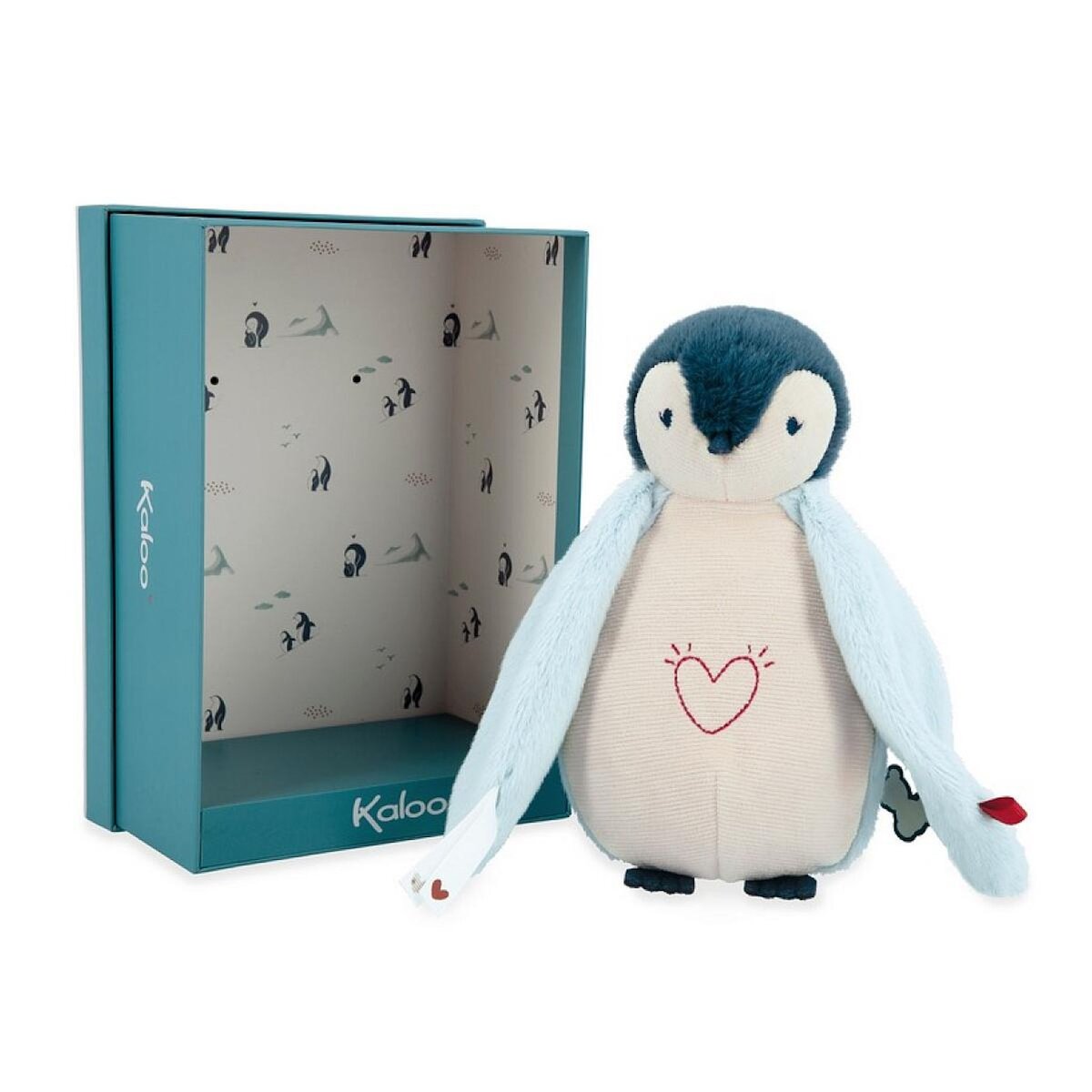 Kaloo Peluche veilleuse - Manchot bleu