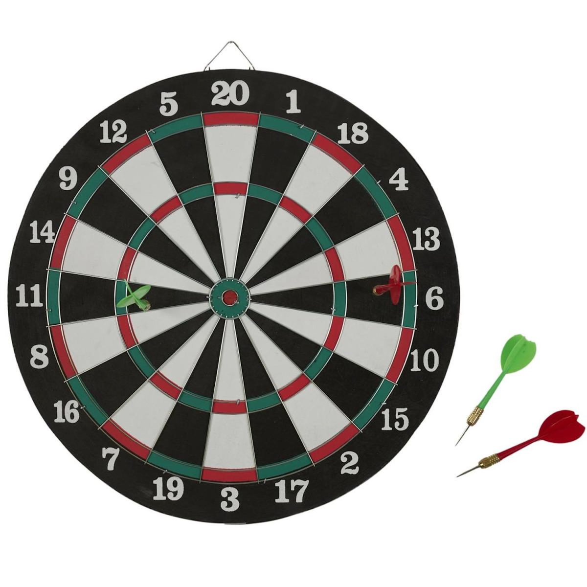 Paris Prix Jeu de Fléchettes  1 Cible  38cm Noir & Vert