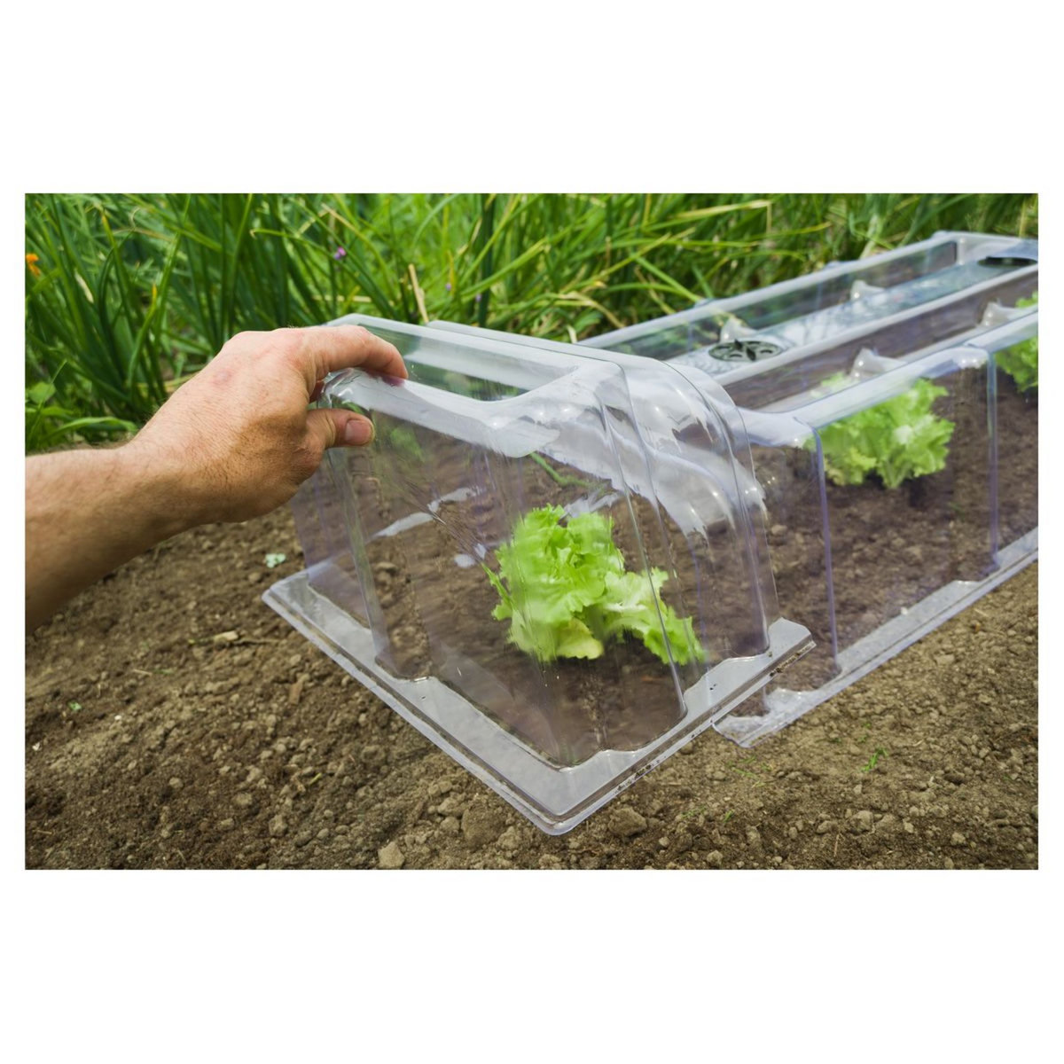 Nature Emboût fermeture tunnel de forçage PVC souple - H22 x 21,5 x 40 cm