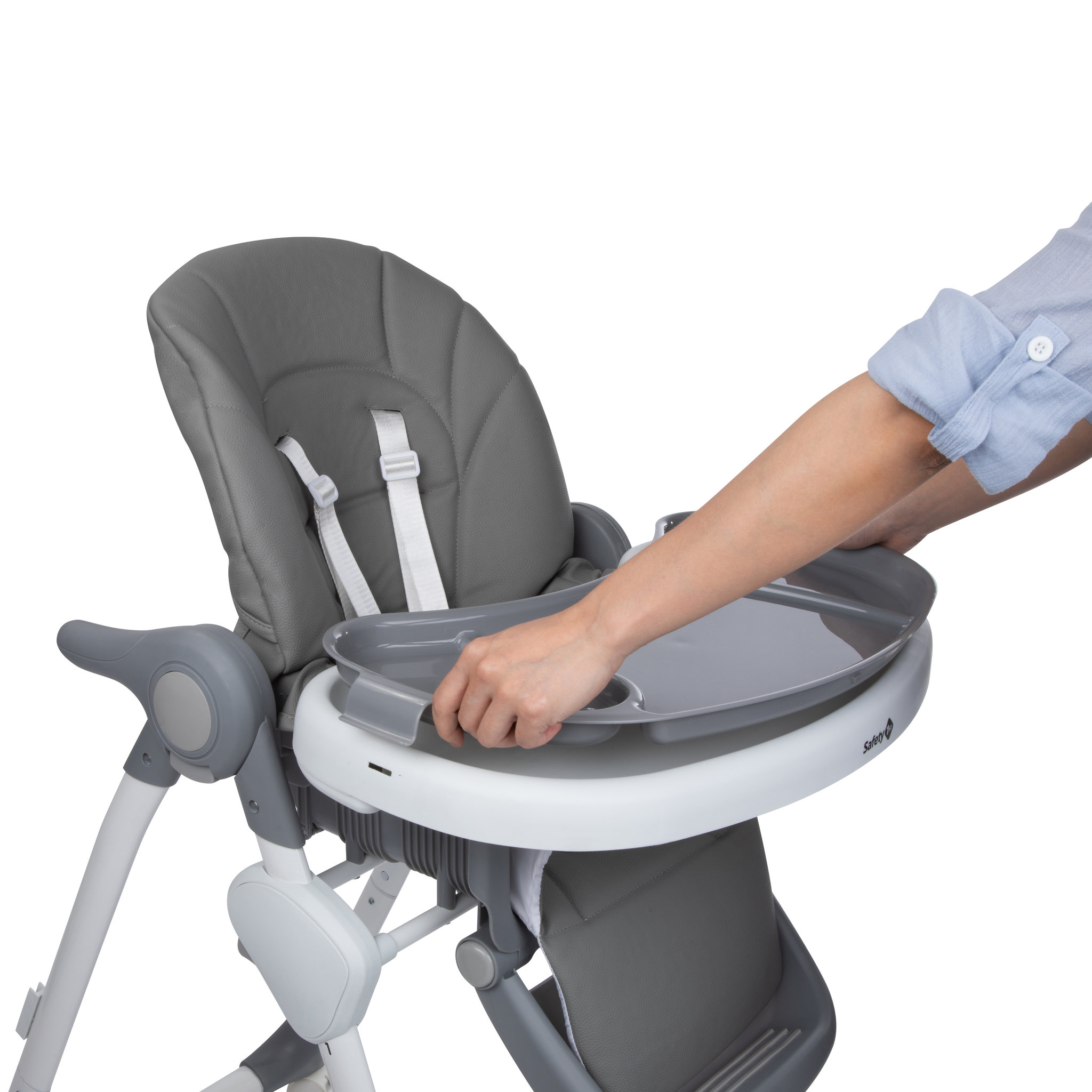 Voir la diapositive 4 : SAFETY FIRST Chaise haute multipositions Looky gris
