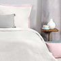Voir la diapositive 2 : Home collection Parure housse de couette 100% gaze de coton