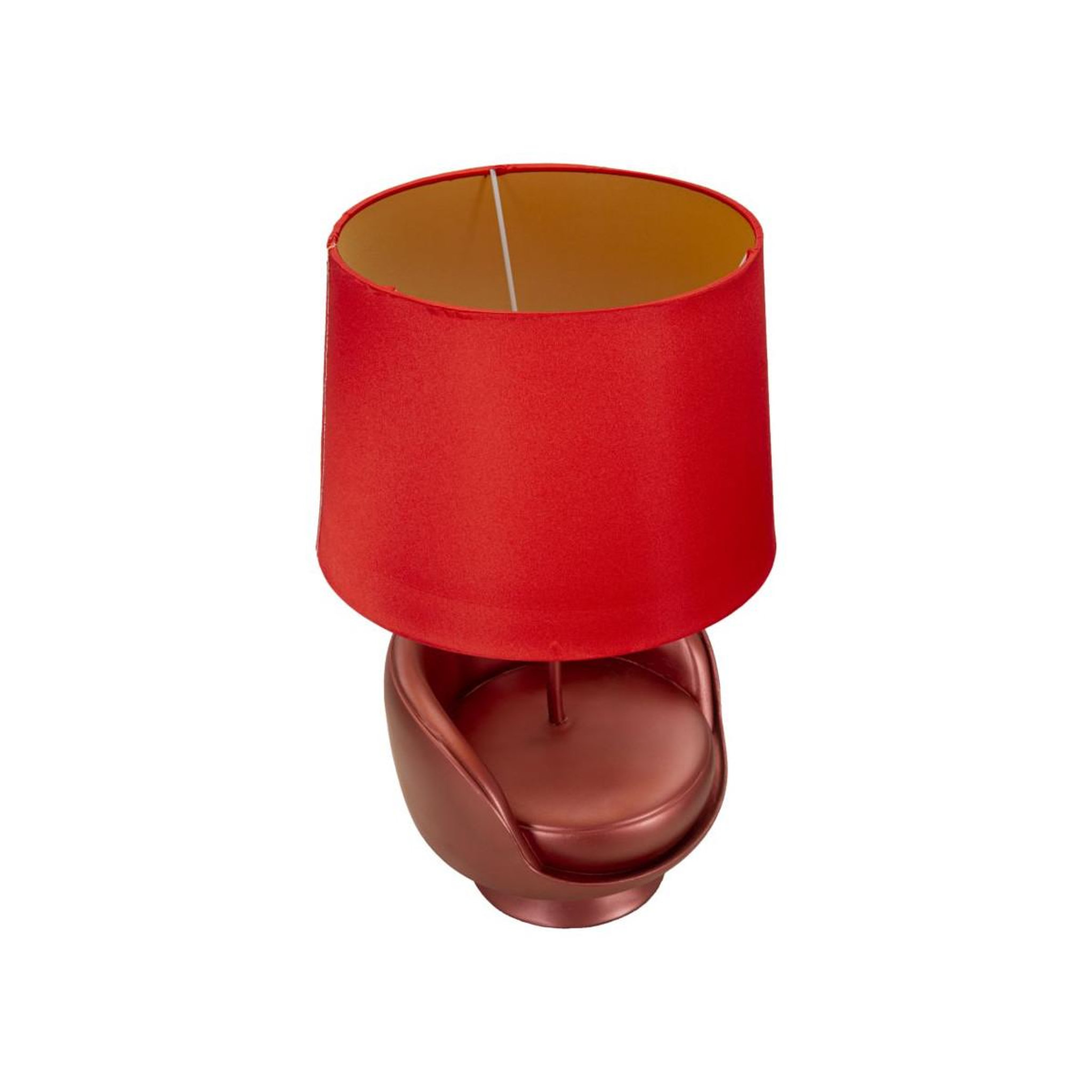 Voir la diapositive 4 : Paris Prix Lampe à poser déco  midcentury  43cm rouge