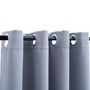 Voir la diapositive 3 : VIDAXL Rideaux occultants avec anneaux en metal 2 pcs Gris 140x225 cm