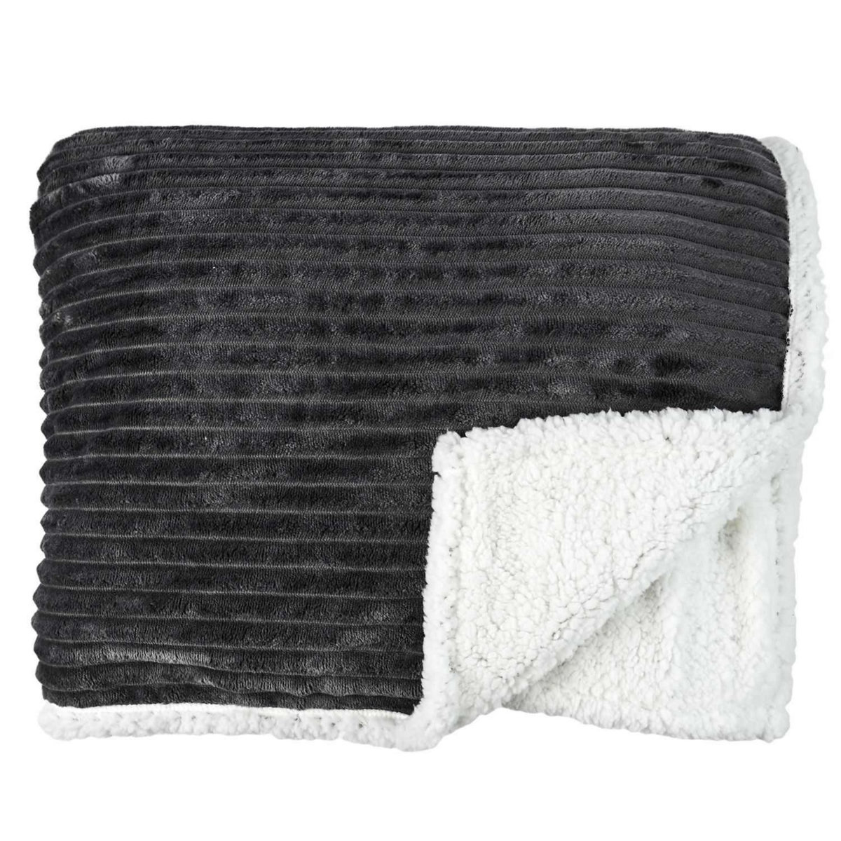 TOILINUX Plaid flanelle côtelé