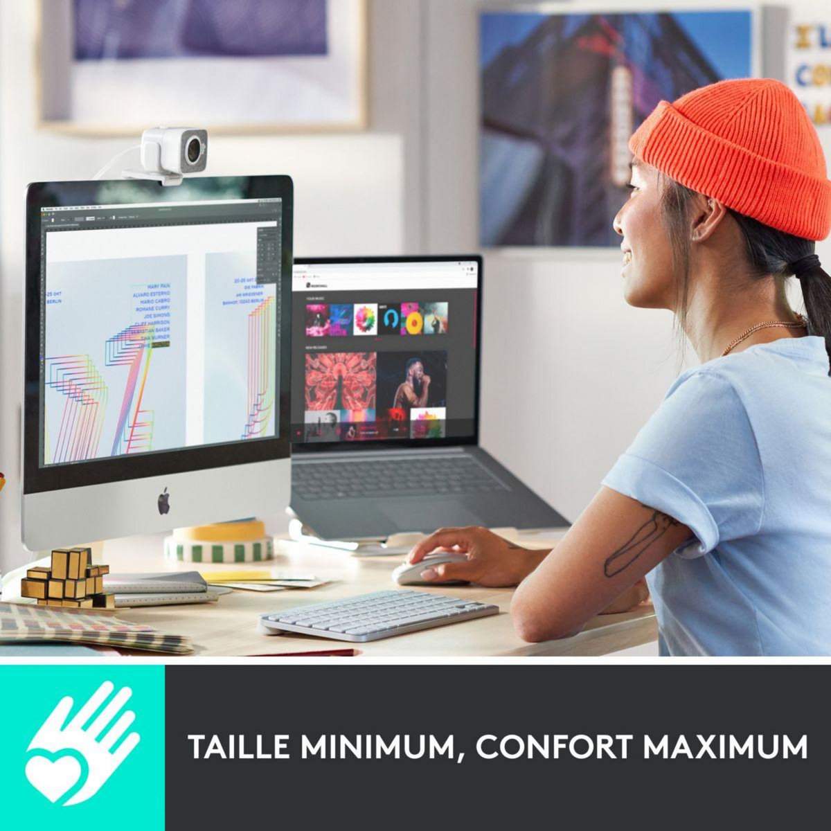 Logitech Clavier sans fil MX Keys mini pour Mac