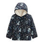 Voir la diapositive 1 : Petit Béguin Veste à capuche enfant en sherpa réversible Belle de Nuit