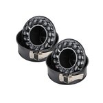 ZENKER Ensemble de 2 Moules à manqué à charnière avec fond à savarin 18 cm Zenker Black Metallic