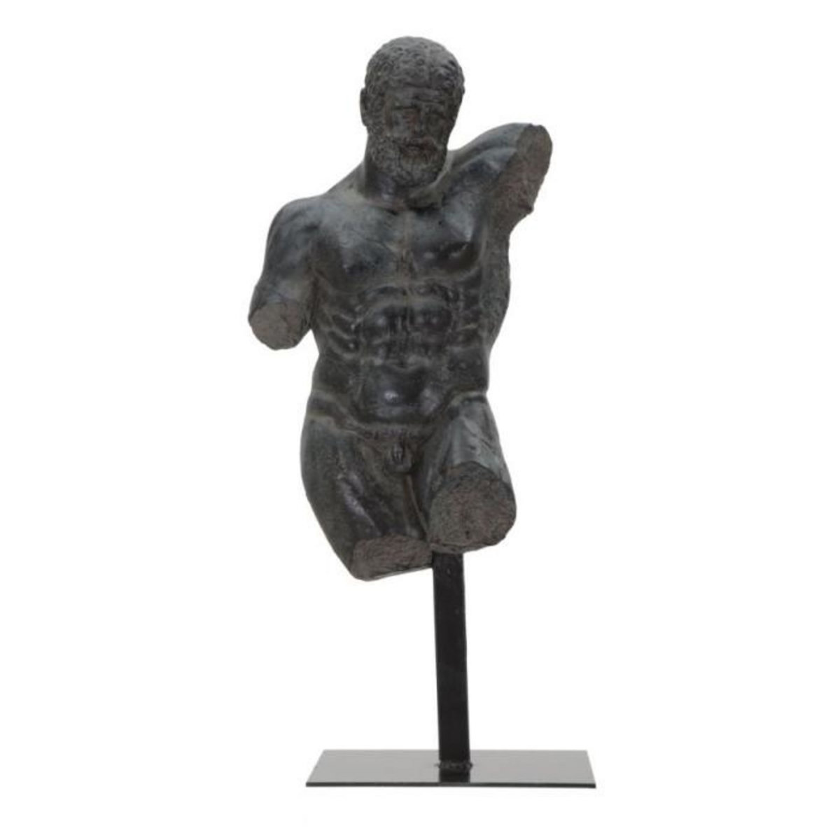 Paris Prix Statue Buste Masculin  Musée  57cm Noir