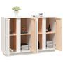Voir la diapositive 5 : VIDAXL Buffet Blanc 120x35x80 cm Bois massif de pin