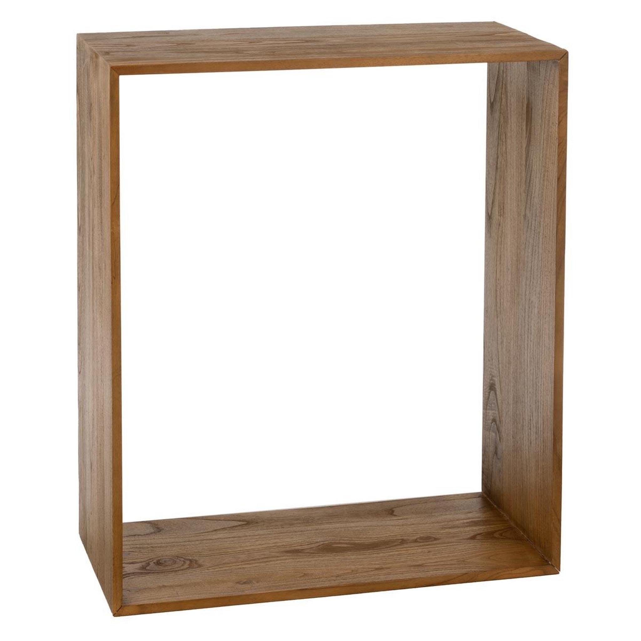 J-LINE Étagère murale en bois  cub  86cm marron