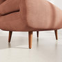 Voir la diapositive 4 : BEST MOBILIER Lumi - banquette convertible clic-clac 1 place en velours côtelé